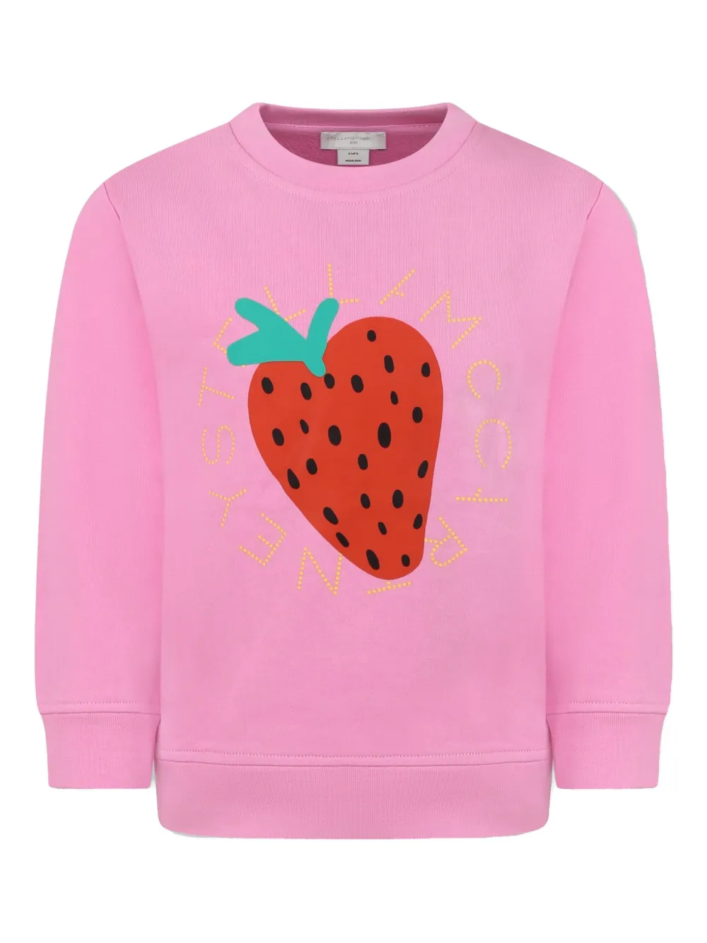 

Толстовка с принтом Stella McCartney Kids, розовый