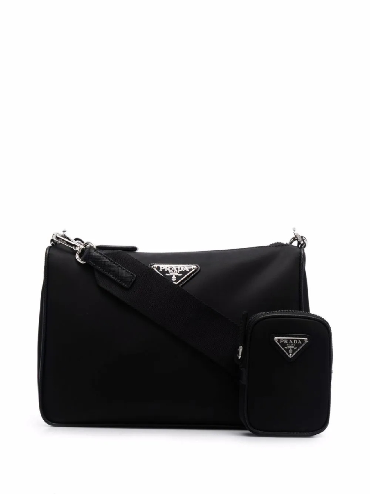 

Prada сумка через плечо Re-Nylon, черный
