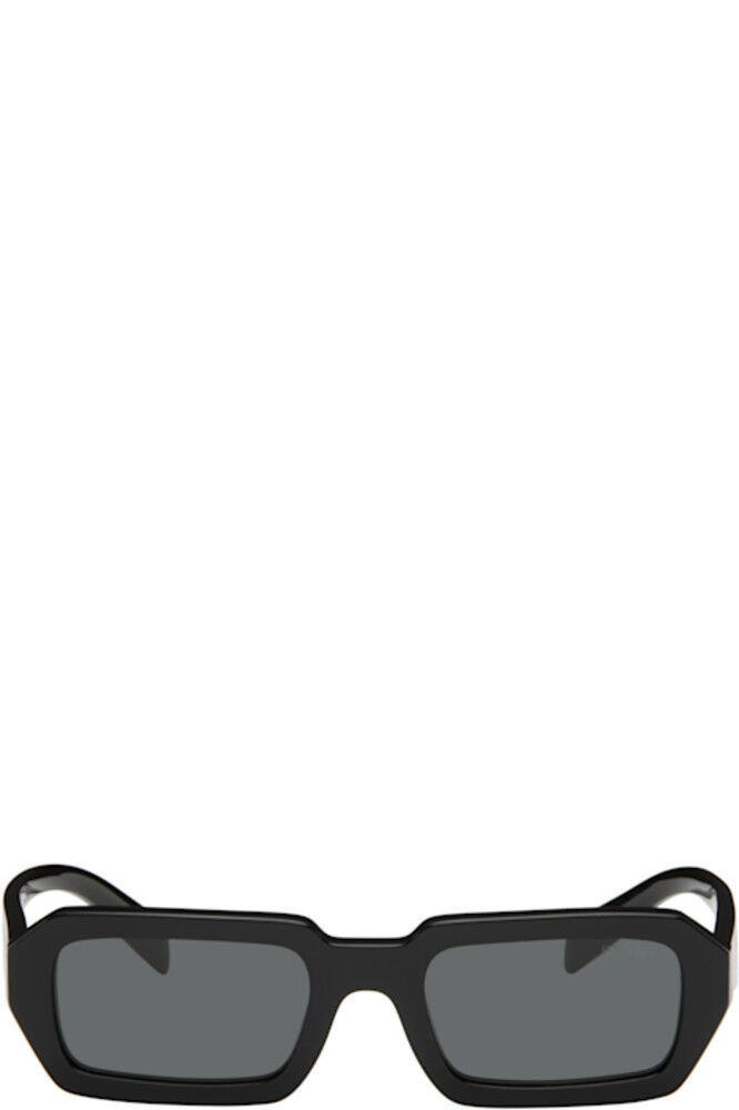 

Солнцезащитные очки с черным логотипом Prada Eyewear