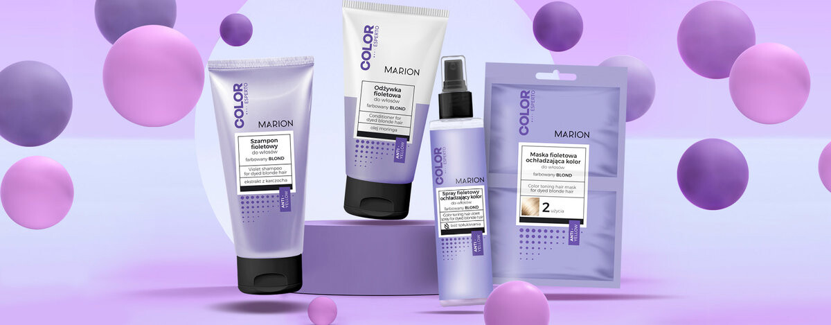 MARION Color Esperto фиолетовая маска для светлых волос — фото 2