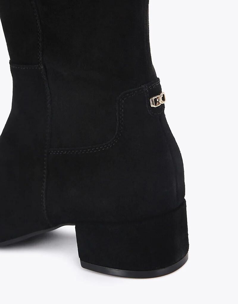 Сапоги Carvela Gaia из черной замши — фото 3