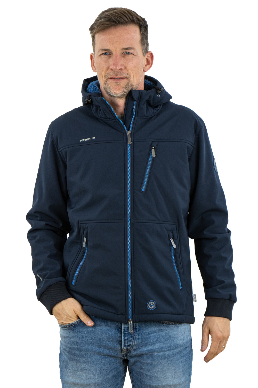 

Куртка First B Softshelljacke gebondet, темно-синий
