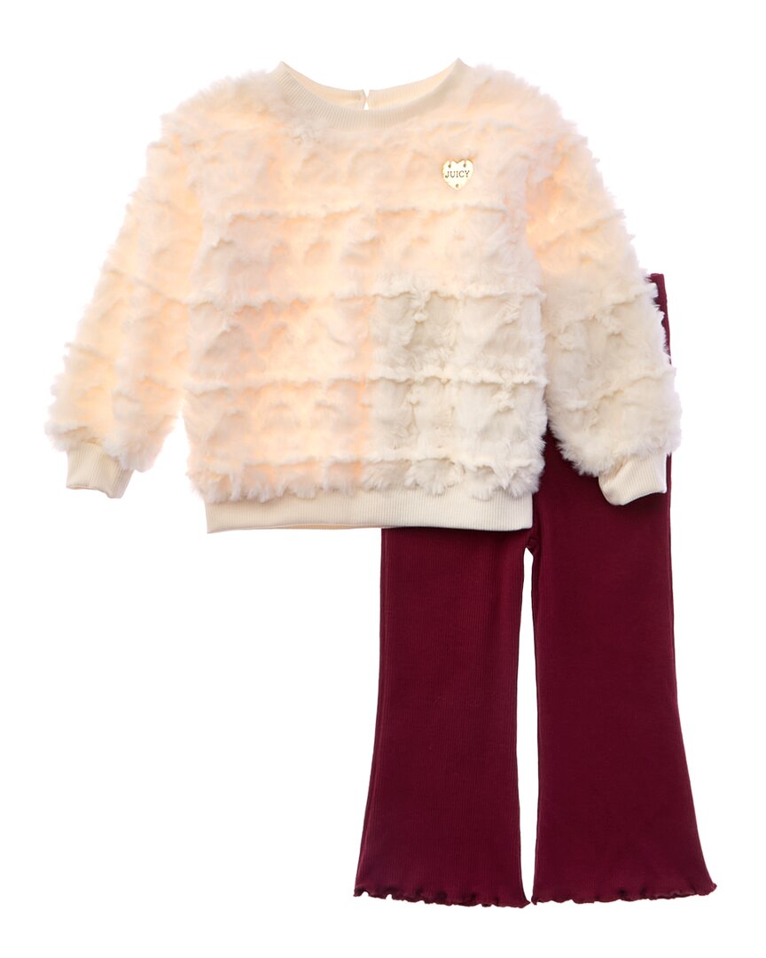 

Комплект из 2 предметов: пуловер и леггинсы Juicy Couture Juicy Couture, розовый