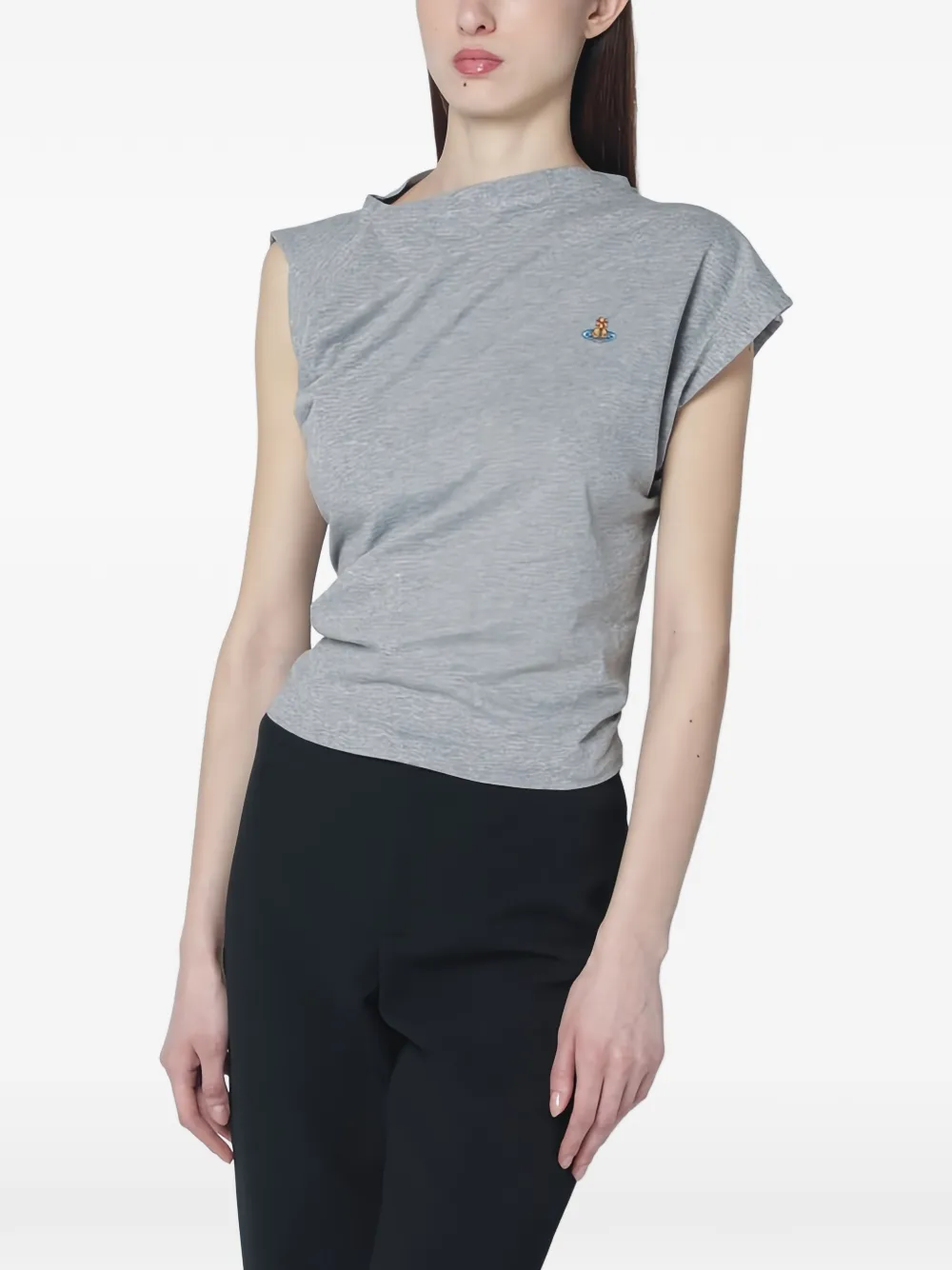 

Топ Hebo с драпировкой Vivienne Westwood, серый