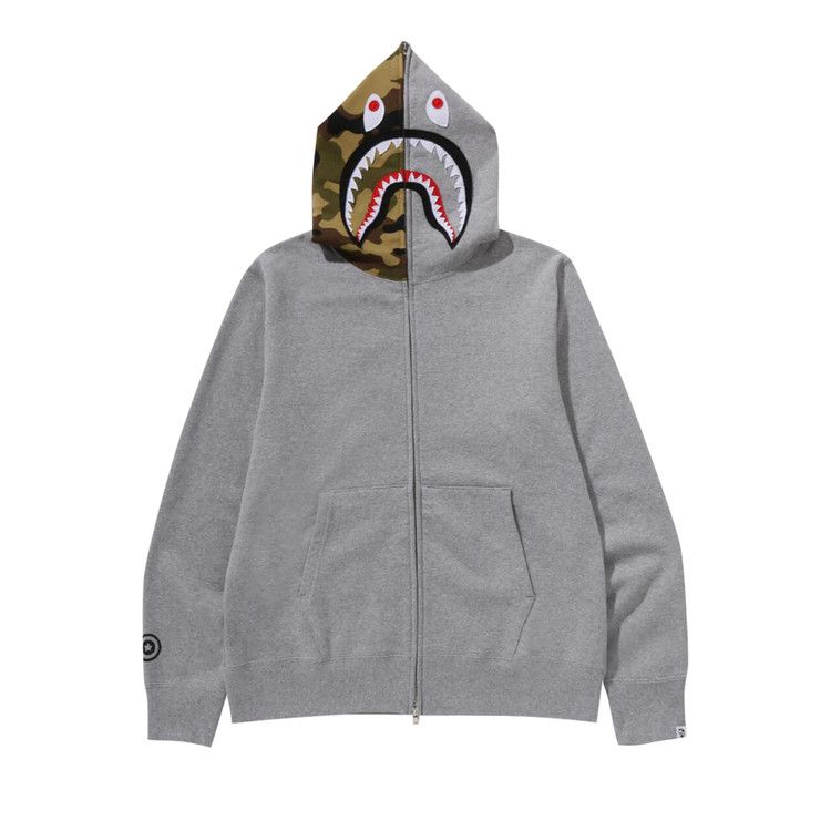 

Худи BAPE 1st Shark Full Zip Hoodie, Grey