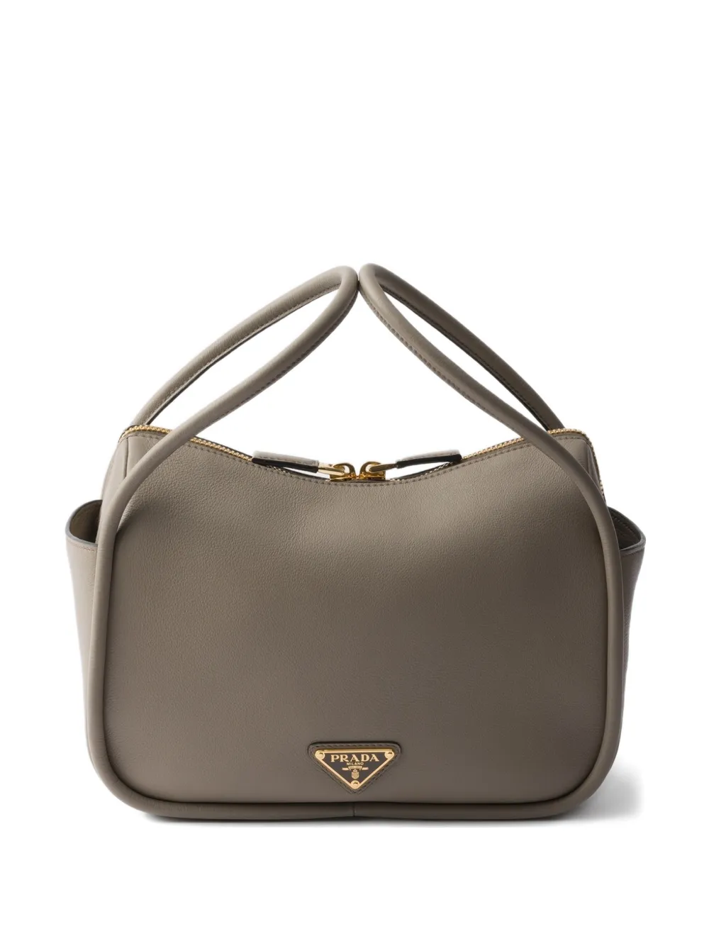 Сумка-тоут из кожи Darling Prada, серый