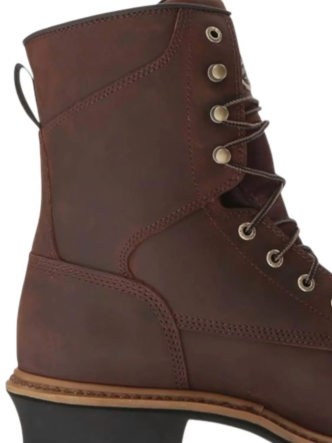 Red Wing Shoes Мужские водонепроницаемые утепленные рабочие ботинки Mesabi 8 дюймов с металлическим носком, коричневого цвета — фото 3