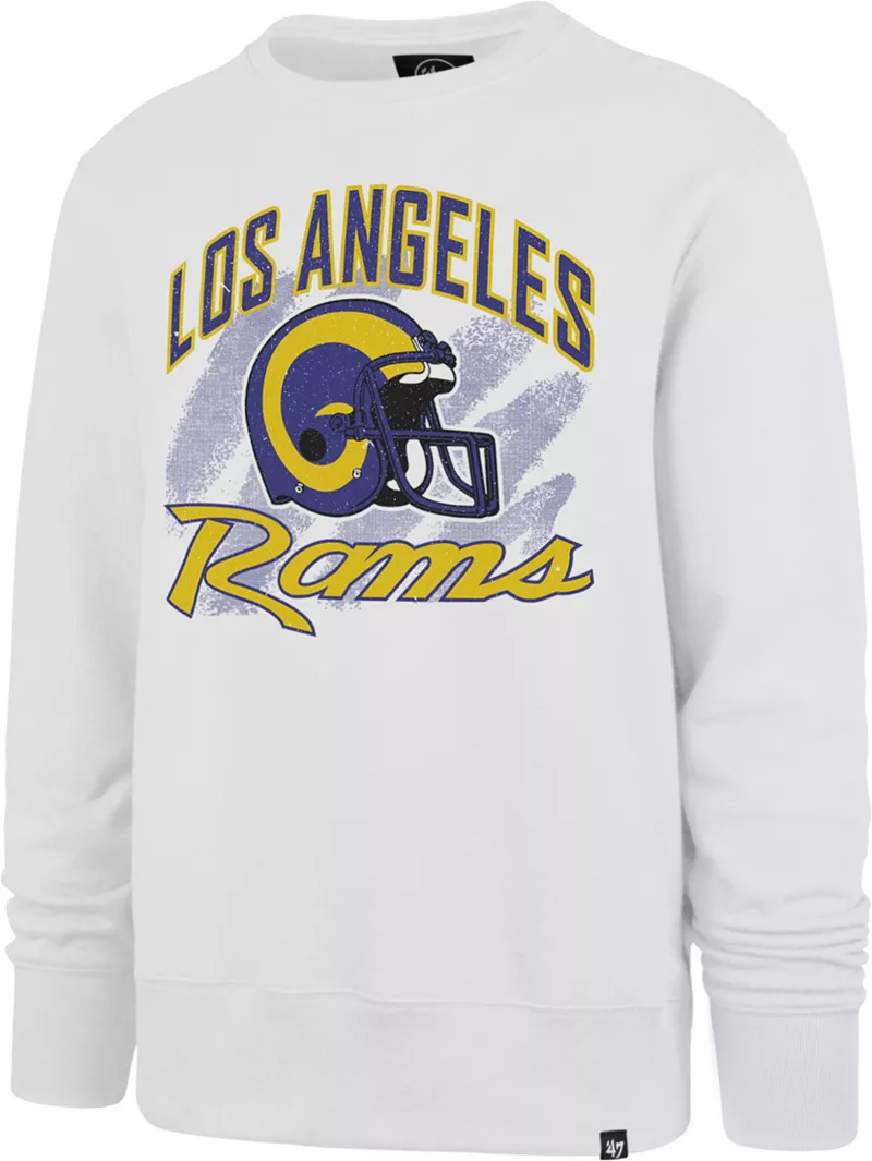 

Мужская белая толстовка с круглым вырезом '47 Los Angeles Rams Shader