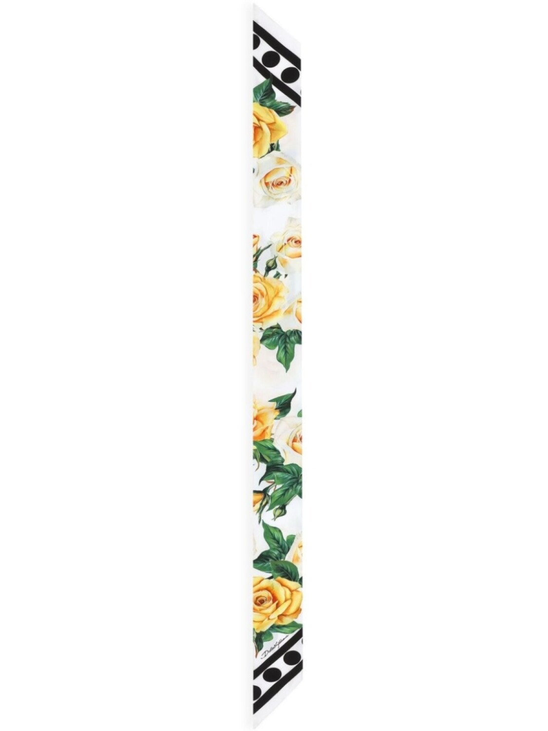 

Dolce & Gabbana шелковый платок с принтом, белый