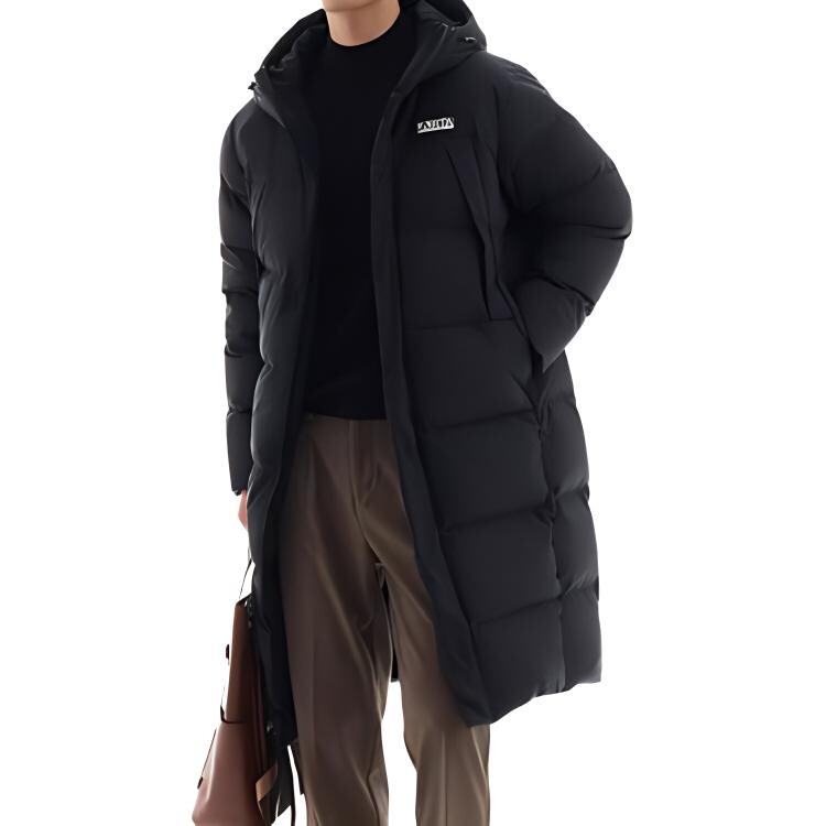 

Life Collection Пуховики и пальто мужские черный Anta