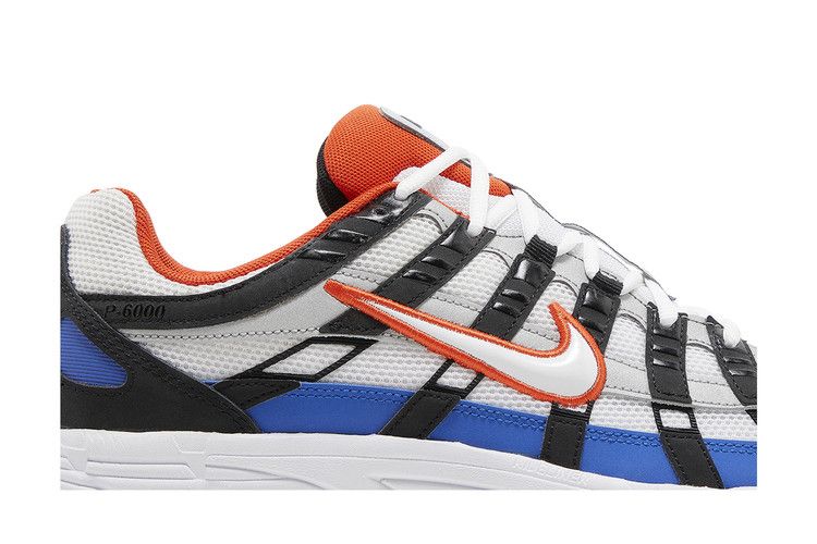 Кроссовки Nike P-6000 'White Team Orange Racer Blue', белый — фото 3