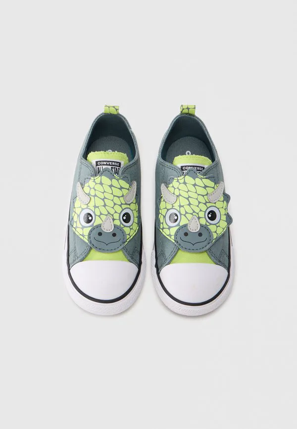 Кроссовки chuck taylor all star one strap dinos easyon унисекс Converse, Mineral Brew/Neon Mantis/White — фото 4