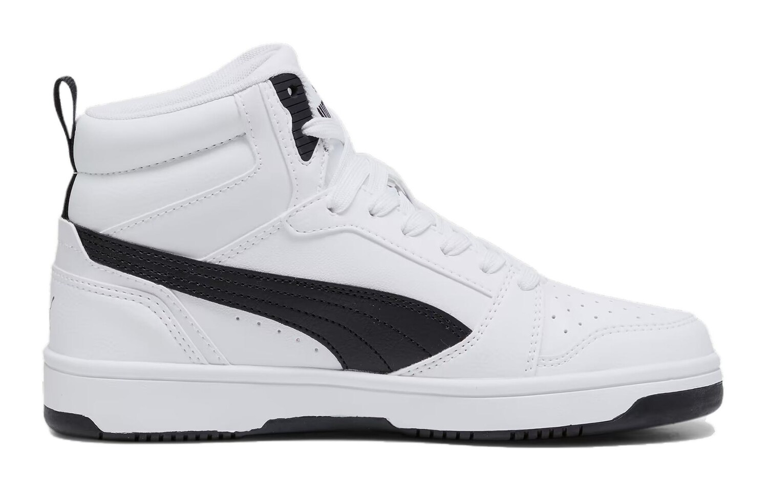 Rebound V6 Детские кроссовки для скейтбординга GS Puma, белый/черный — фото 2