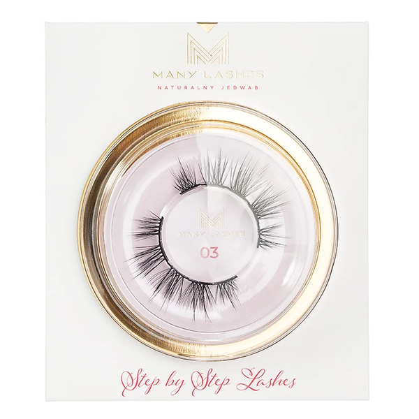 

Набор из 10 мини-полосок для ресниц, модель 03, 1 упаковка. Many Lashes Step by step lashes