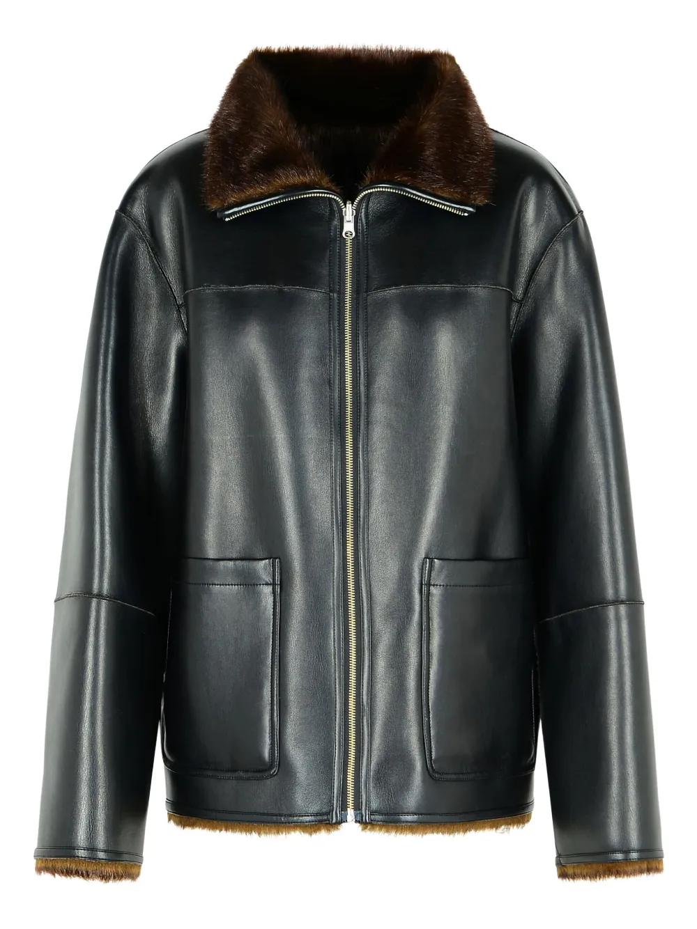 

Двусторонняя куртка на молнии Brella Stand Studio, черный