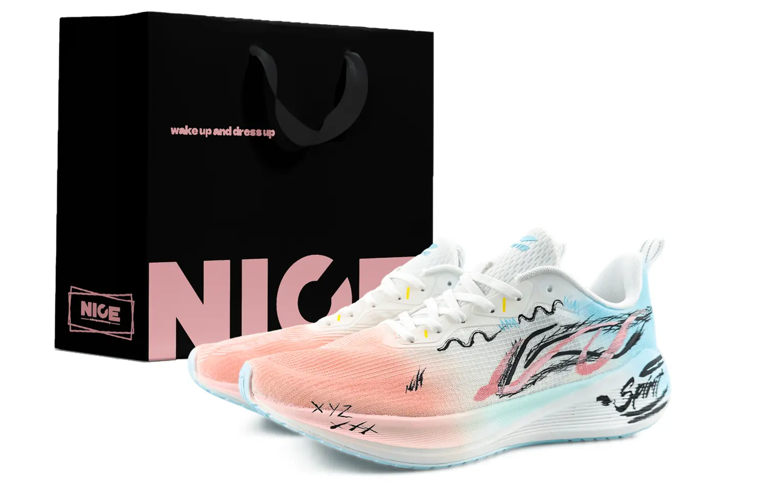 

LINING Беговые кроссовки Wuyue мужские низкие blue