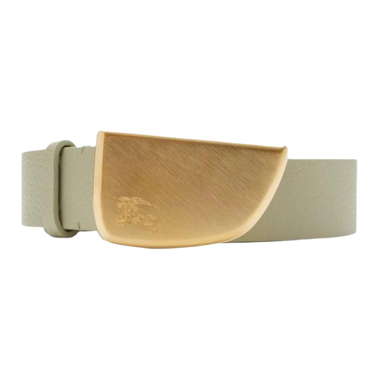 

Burberry Ремень из телячьей кожи женский бежевый ширина 3 см