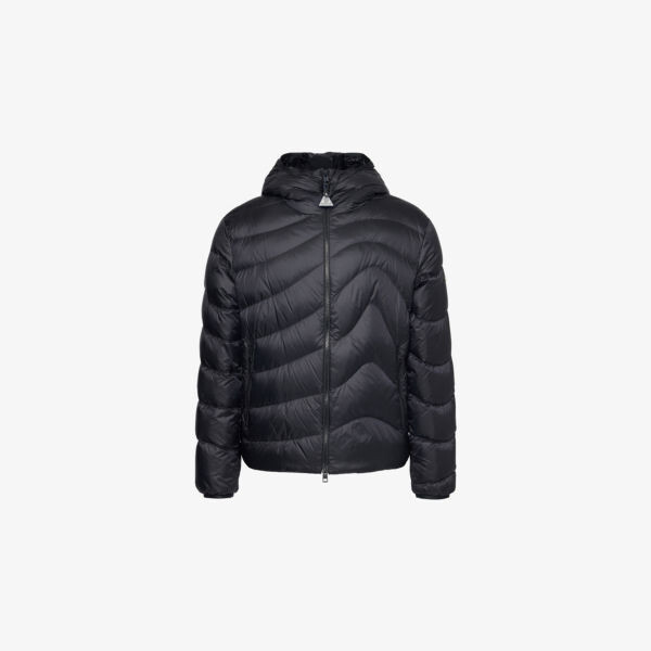 

Куртка-Пуховик Zephyros с капюшоном, прямого кроя Moncler, черный