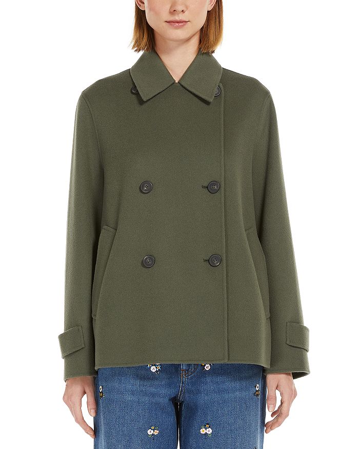 

Пальто-бушлат Afone Weekend Max Mara, зеленый