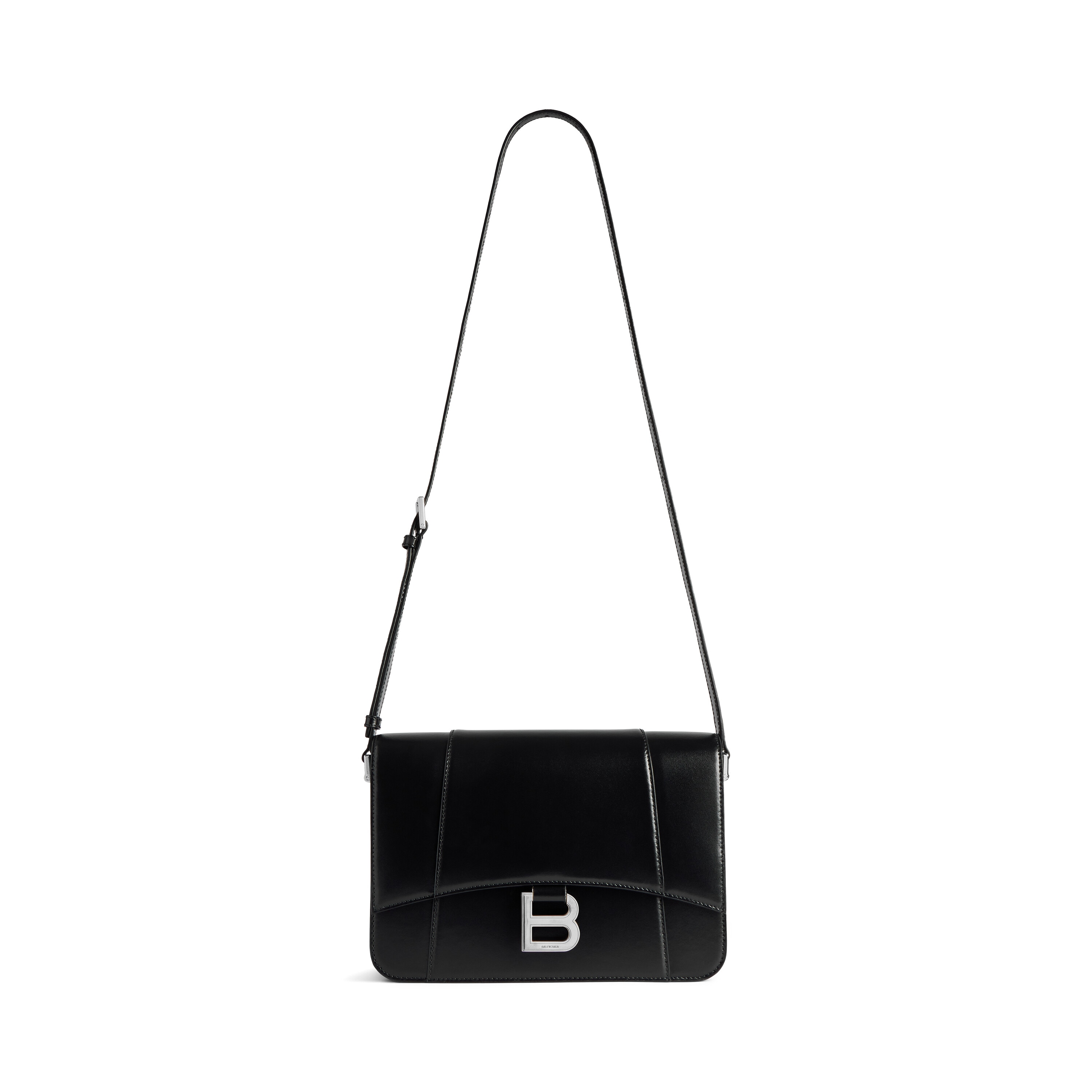 

Сумка-клапан «Песочные часы» среднего размера BALENCIAGA, черный