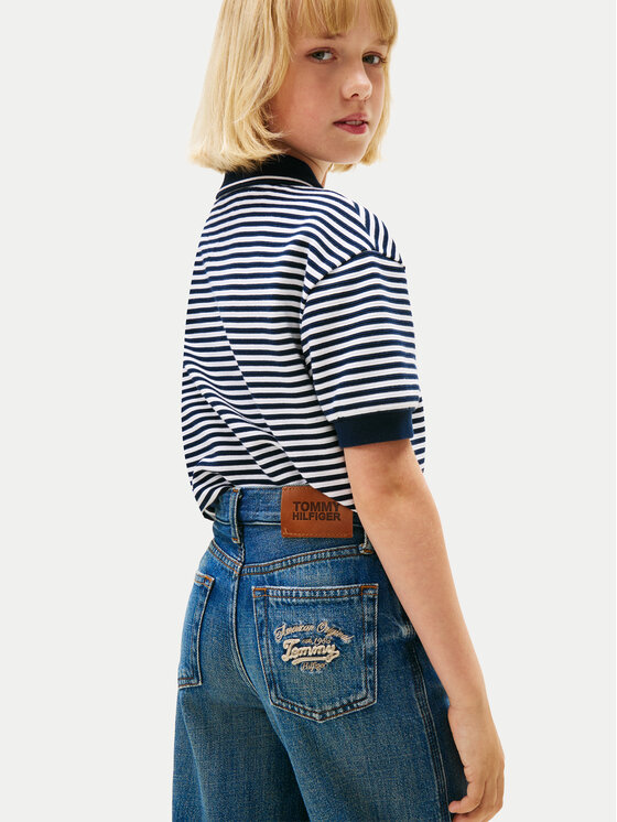 Джинсы wide leg KG0KG08745 Tommy Hilfiger, синий — фото 3