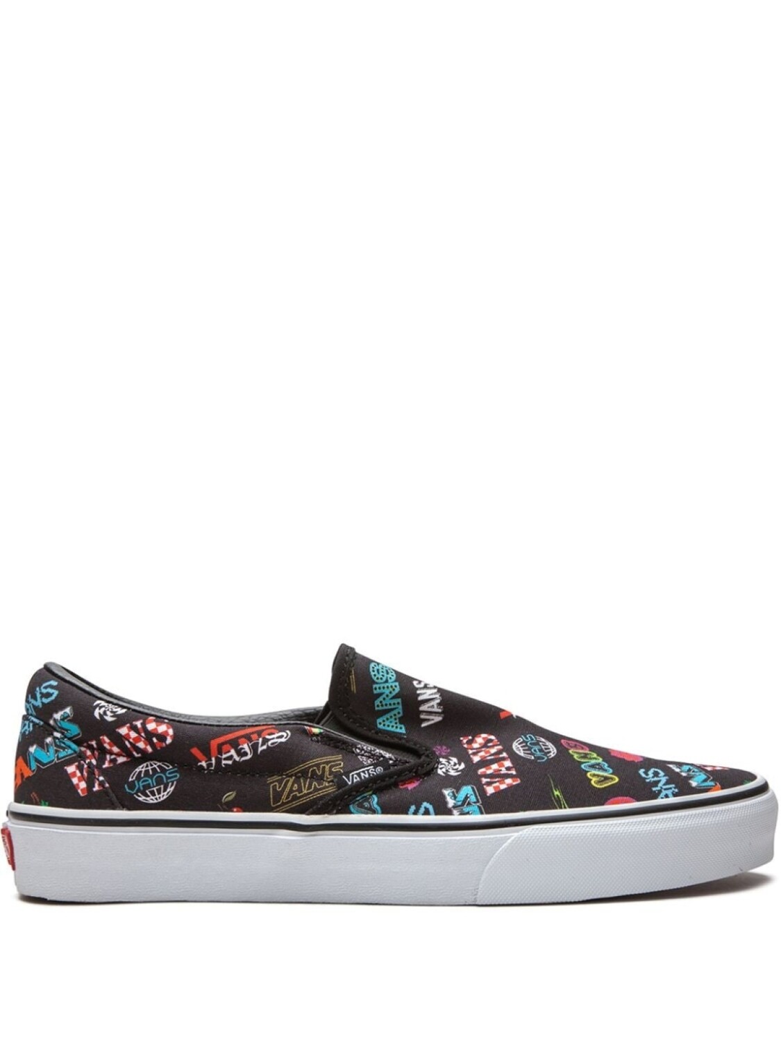 

Vans слипоны с логотипом, черный