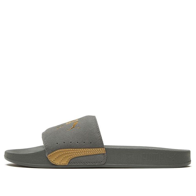 

Шлепанцы PUMA Leadcat FTR Suede Classic Slide Grey/Gold