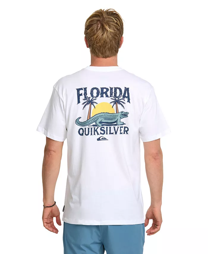 

Мужская футболка с коротким рукавом Florida Gator Quiksilver, белый