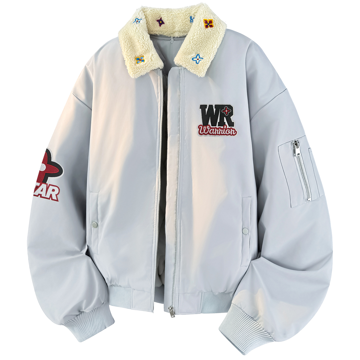 

Куртки и пальто женские WARRIOR, светло-серый (thickened and padded version)