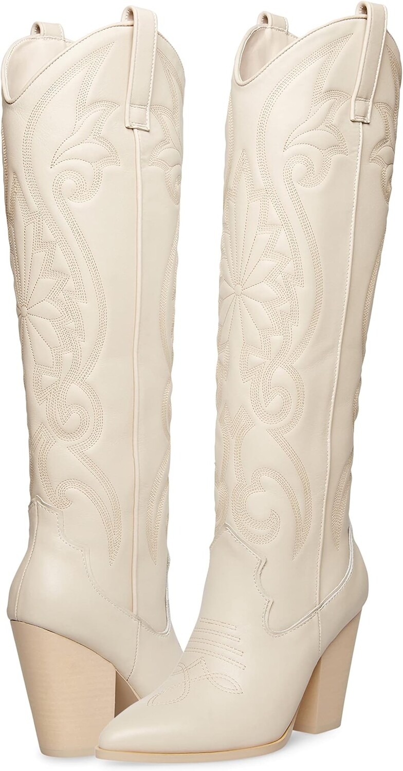 

Ковбойские сапоги Lasso Boot Steve Madden, цвет Bone Leather