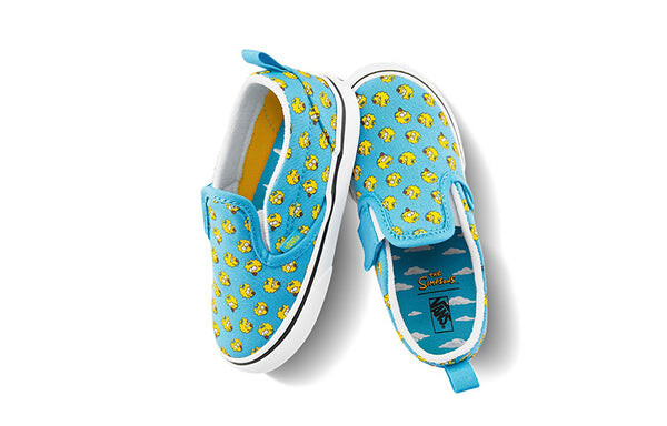 Кроссовки the simpsons x slip-on v 'maggie' Vans, синий — фото 3