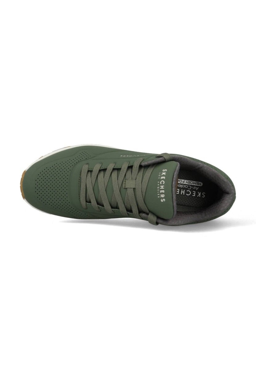 Низкие кроссовки Uno Skechers Sport, цвет olive durabuck trim — фото 2