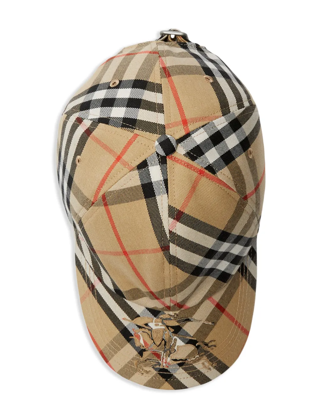 Бейсболка в клетку Vintage Check BURBERRY, нейтральный — фото 3