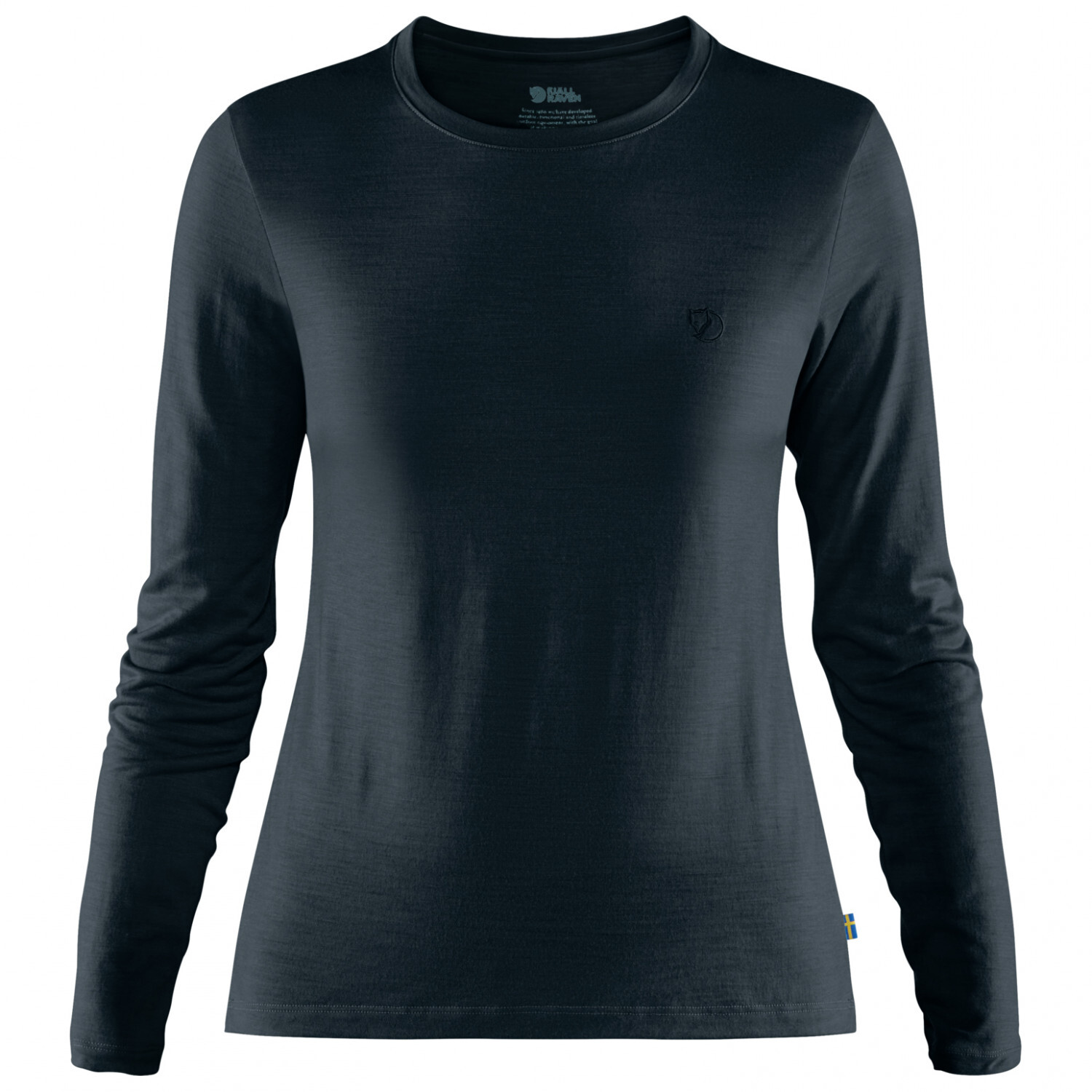 

Лонгслив из мериноса Fjällräven Women's Abisko Wool L/S, темно синий