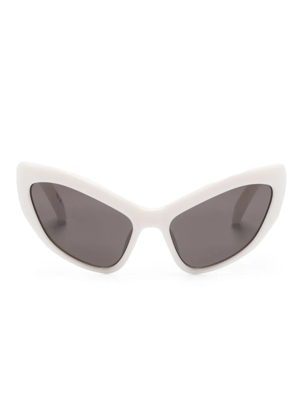 

Солнцезащитные очки в массивной оправе Balenciaga Eyewear, белый