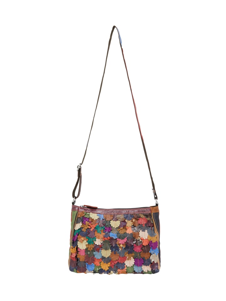 

Наплечная сумка IZIA, цвет dark red multicolor