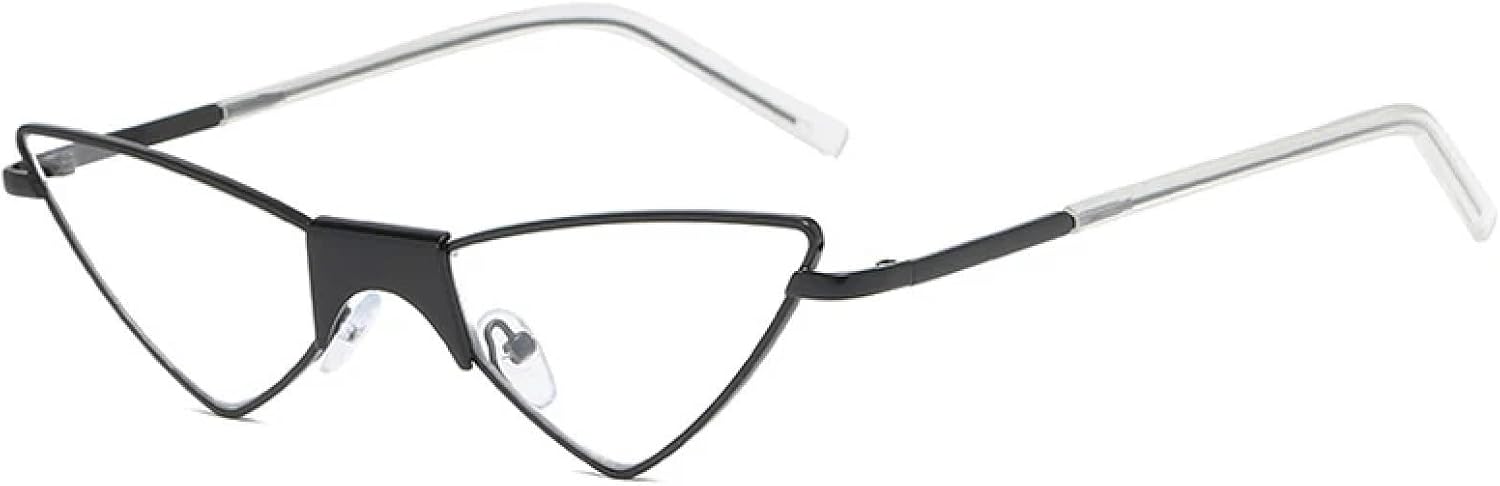 

Солнцезащитные очки с защитой от УФ-излучения UV400 | Женские очки «кошачий глаз» | Линзы конфетных цветов для занятий спортом на открытом воздухе и вождения DSVIGF, C7 Black-clear