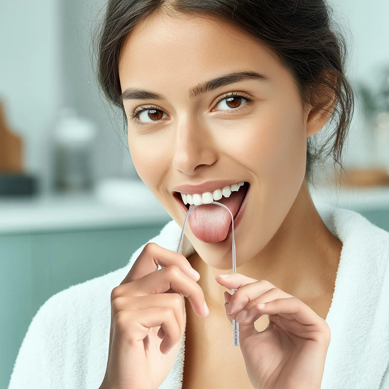 Набор из 2 скребков для языка из нержавеющей стали от newgen medicals ‎Newgen Medicals — фото 2