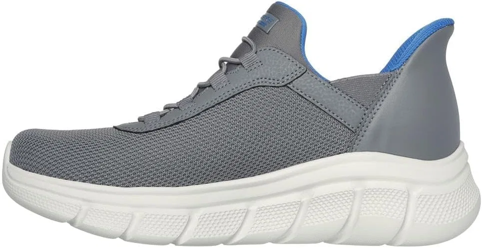 Мужские кроссовки Skechers B Flex-Elevated Edge Hands Free Slip-in, Gray — фото 4