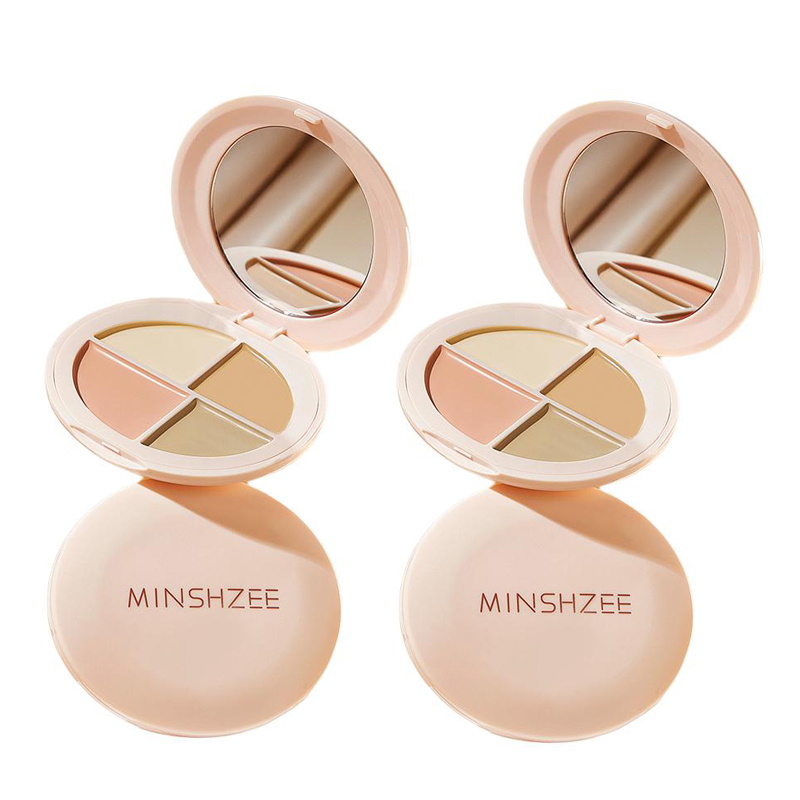 

Палетка консилера Cloud Soft Quad Natural Brightening Skin Tone, Evening Skin Tone, Skin Tone Correcting MINSHZEE