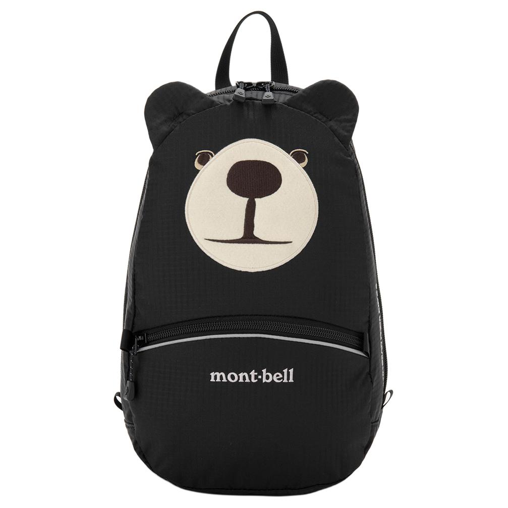 

MONTBELL Детский черный нейлоновый рюкзак, Black