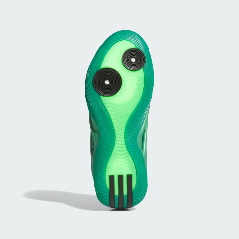 Кроссовки Adidas Harden Volume 9 Shoes, цвет Semi Court Green/Core Black/Screaming Green — фото 4