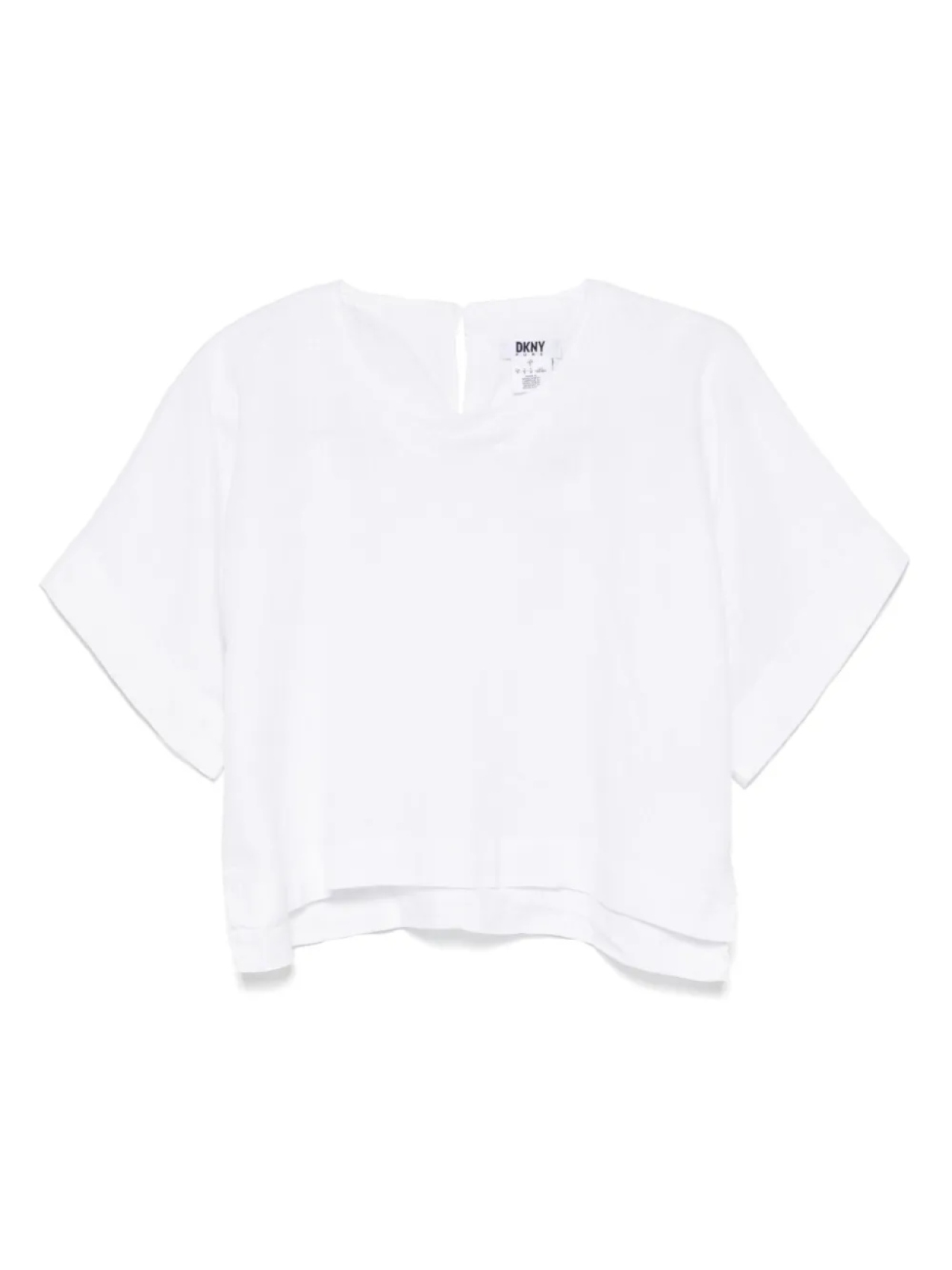 

Футболка с надписью «Основы» DKNY, белый