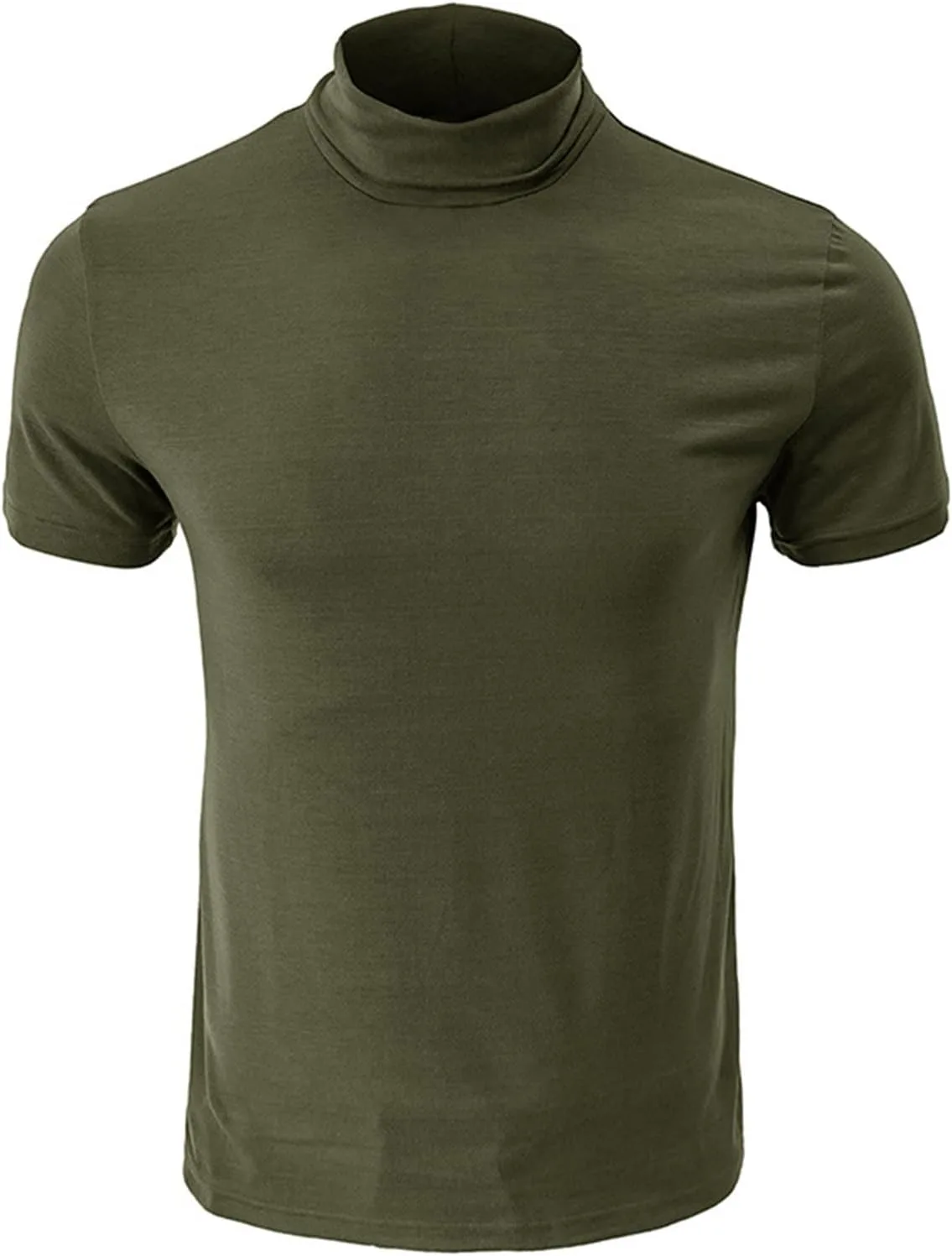 Мужская футболка с воротником-стойкой Slim Fit