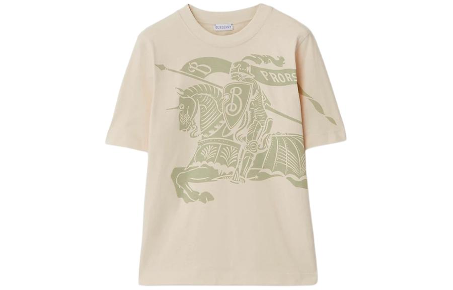 Футболка Ekd Printed Crewneck Burberry, белый — фото 3