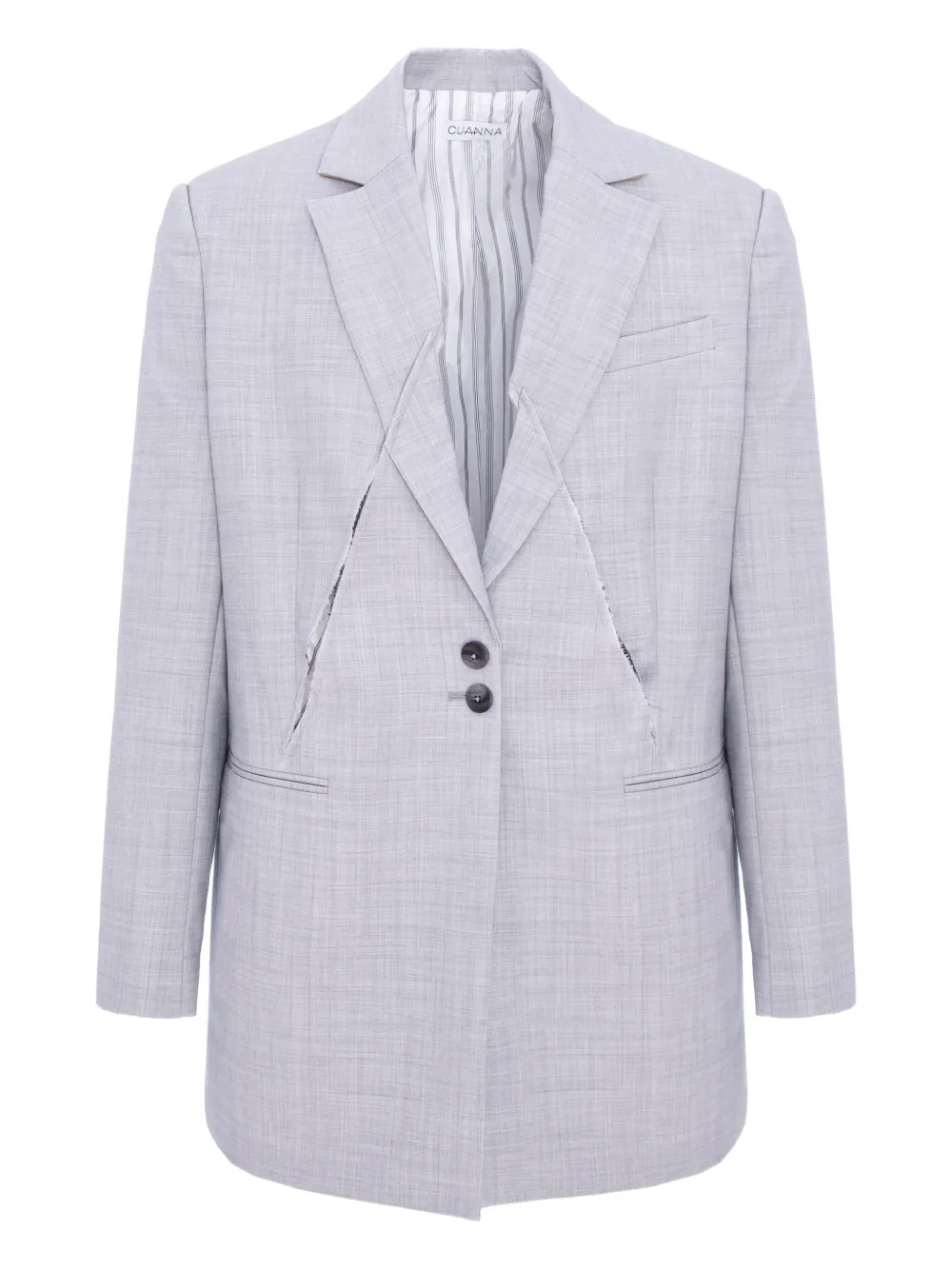 

Блейзер BRAD на пуговицах Cuanna, серый