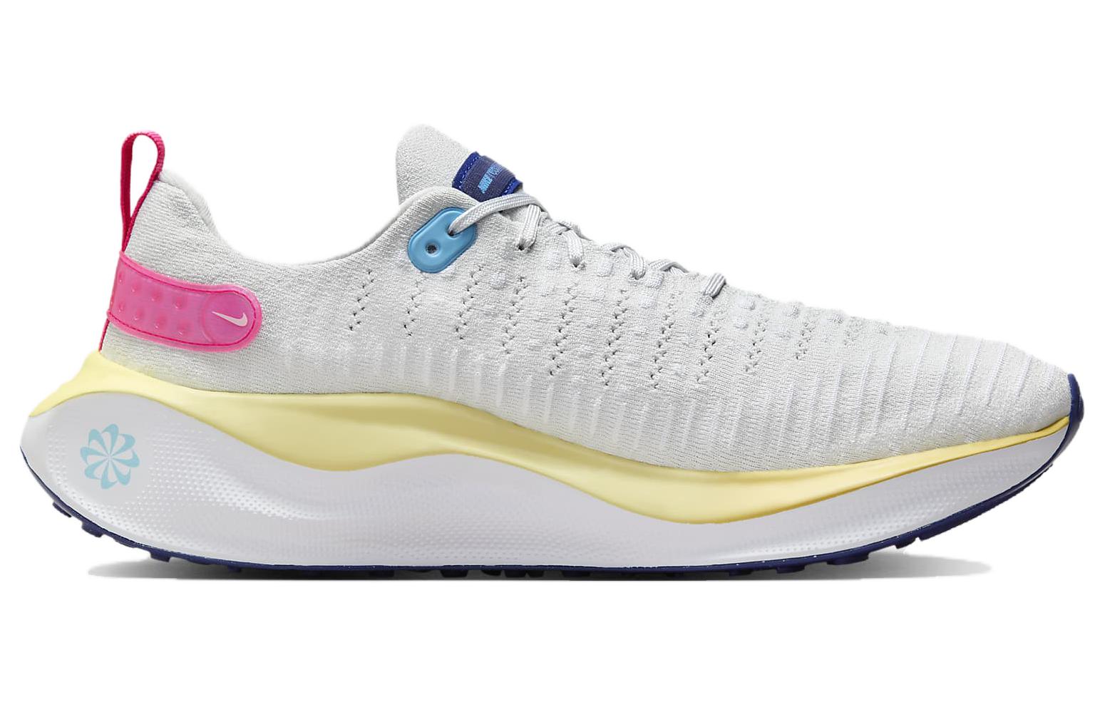 Nike ReactX Infinity Run 4 Photon Dust Saturn Gold Deep Royal, Белый Розовый — фото 2