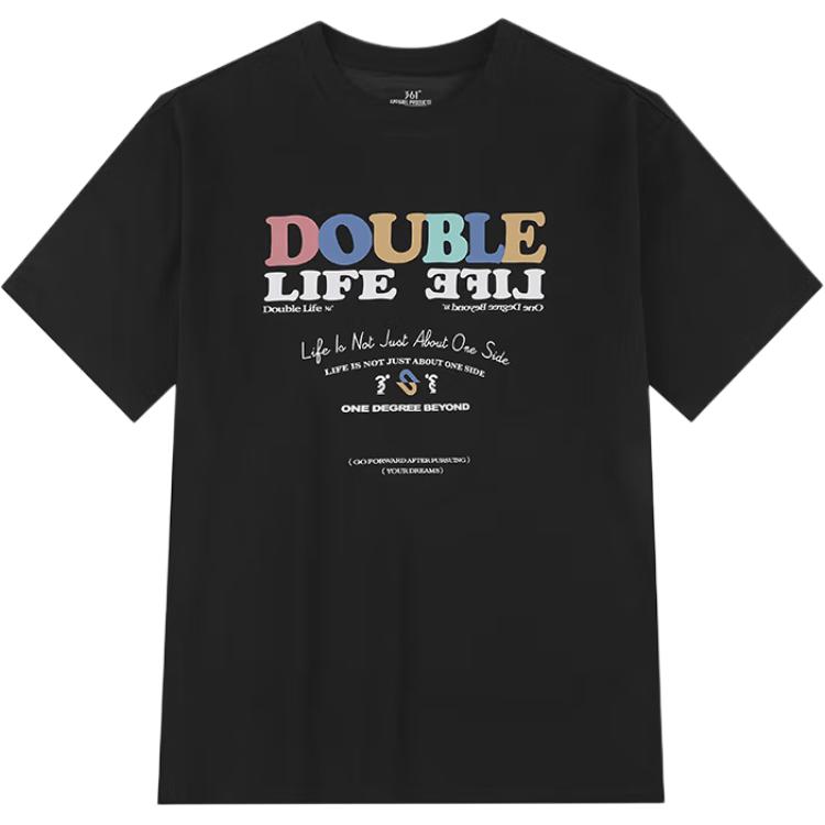 

361° Футболка мужская Super Black с круглым вырезом, умеренно прямой крой