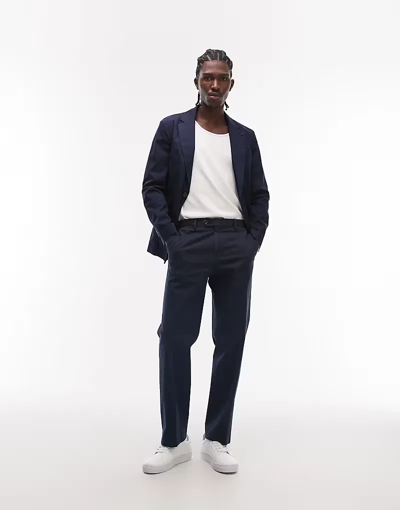 Классические брюки Tommy Hilfiger, темно-синий