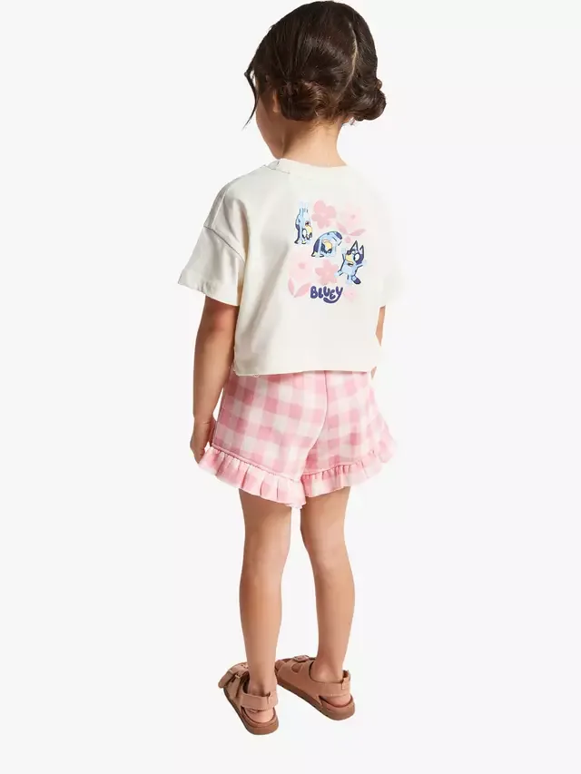 Детский хлопковый комплект Brand Thread Bluey: футболка и шорты, разноцветные Brand Threads, Multi — фото 2